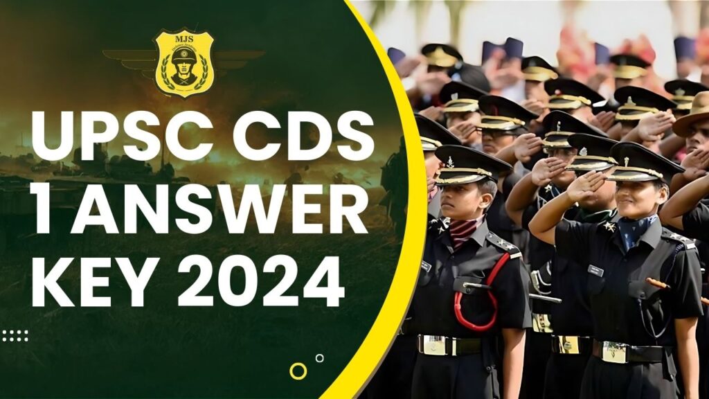 UPSC CDS 1 Answer Key 2024