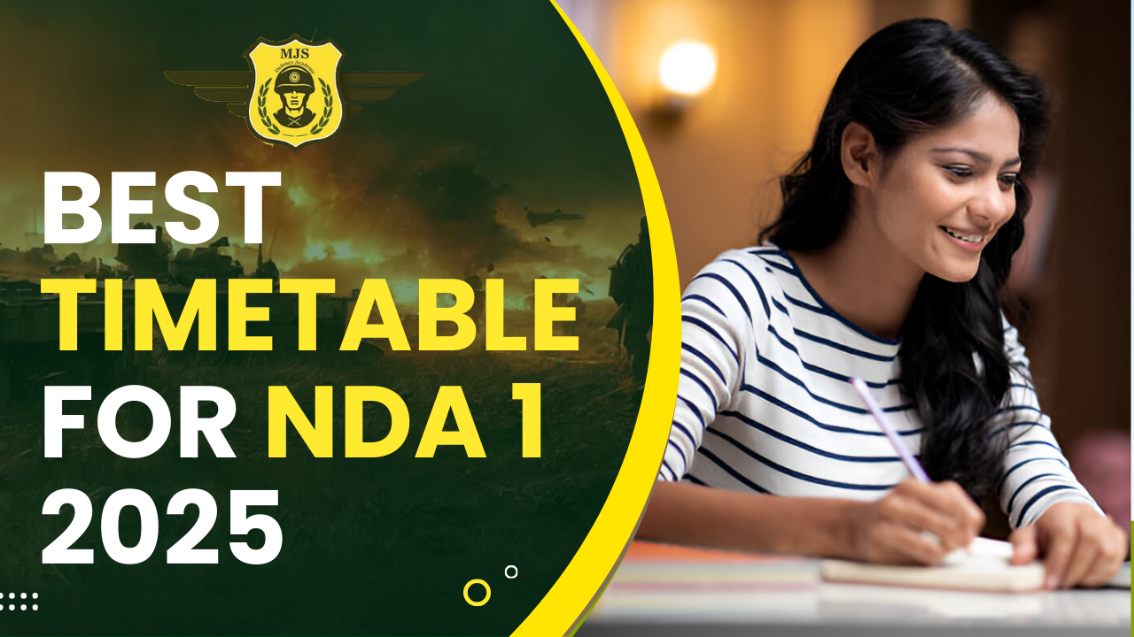 Best Timetable for NDA 1 2025​