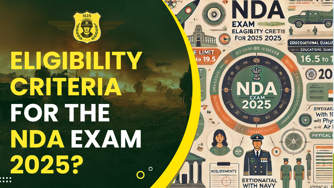 What is the eligibility criteria for the NDA exam 2025?